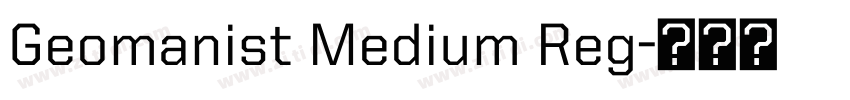 Geomanist Medium Reg字体转换